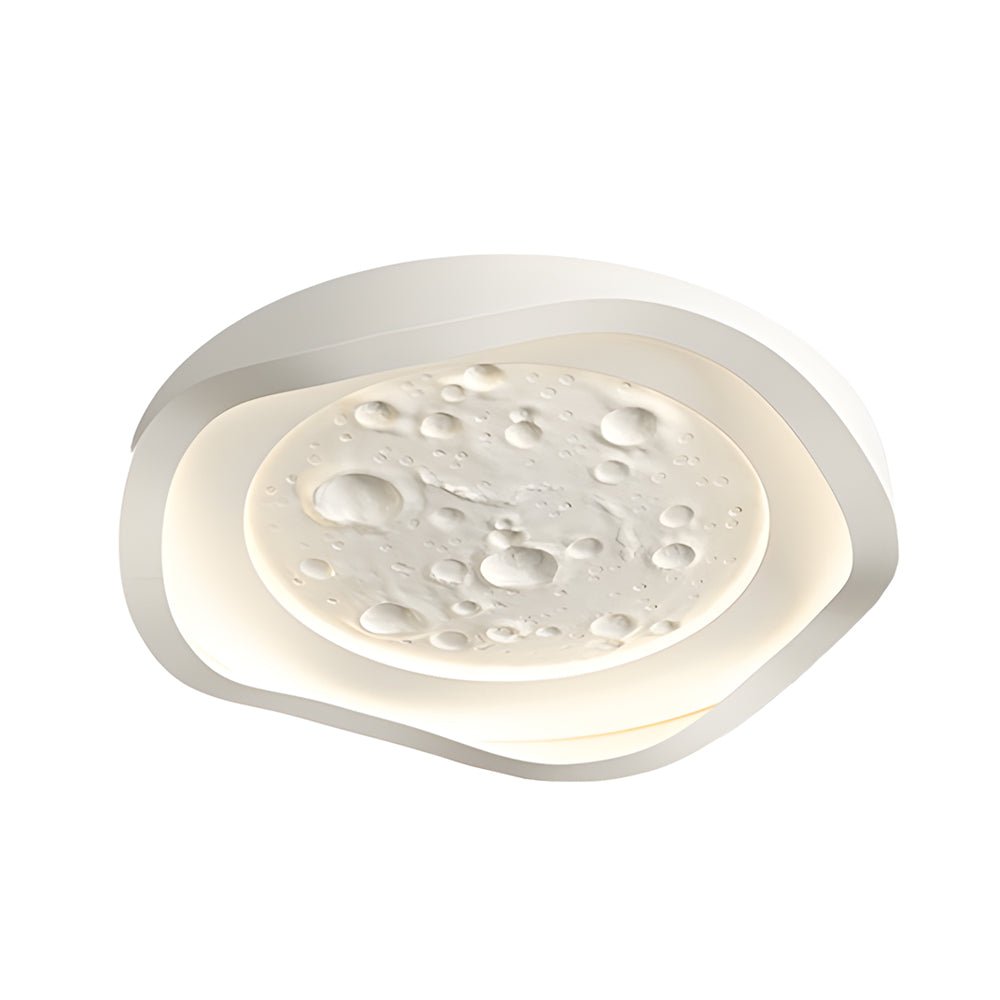WINTHORPE WHITE RESIN WAVE CEILING LUMINAIRE