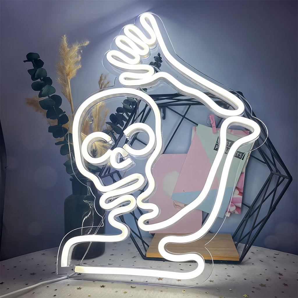 HALLOWEENIAN GLOWING SPIRIT USB ILLUMINATION SIGN