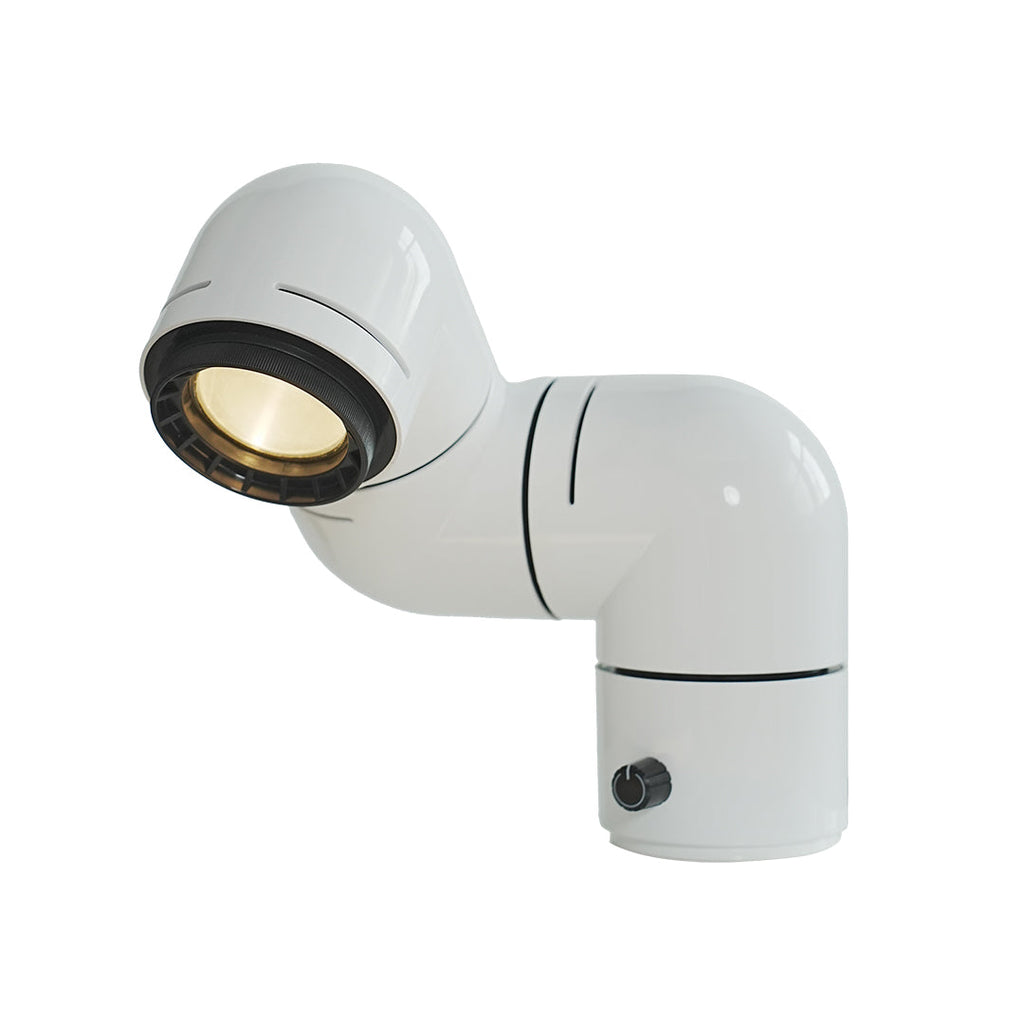 WINTHROP INDUSTRIAL PIPE ROTATING TABLE LAMP