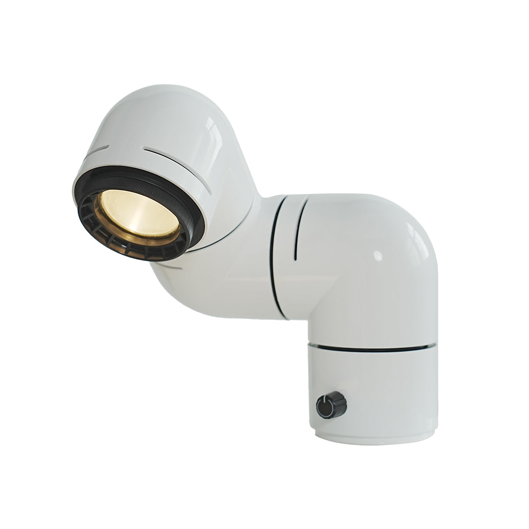 WINTHROP INDUSTRIAL PIPE ROTATING TABLE LAMP