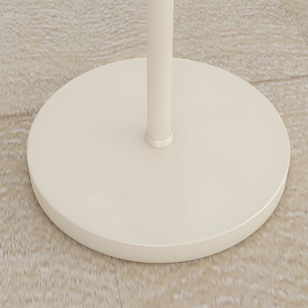 WINTERBOURNE WHITE ARC FLOOR LIGHT WITH DOME SHADE