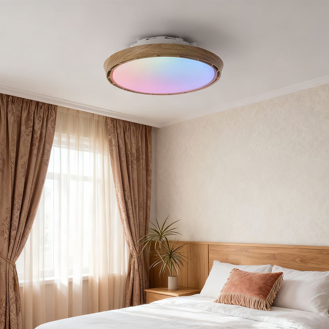 WINDSOR AERO LED CEILING LIGHT WITH DIMMABLE FUNCTION AND LEAFLESS DESIGN