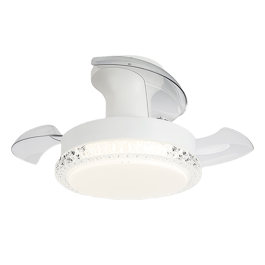 WINTERBOURNE TRIO BLADES FLUSH-MOUNTED CEILING LIGHT FAN