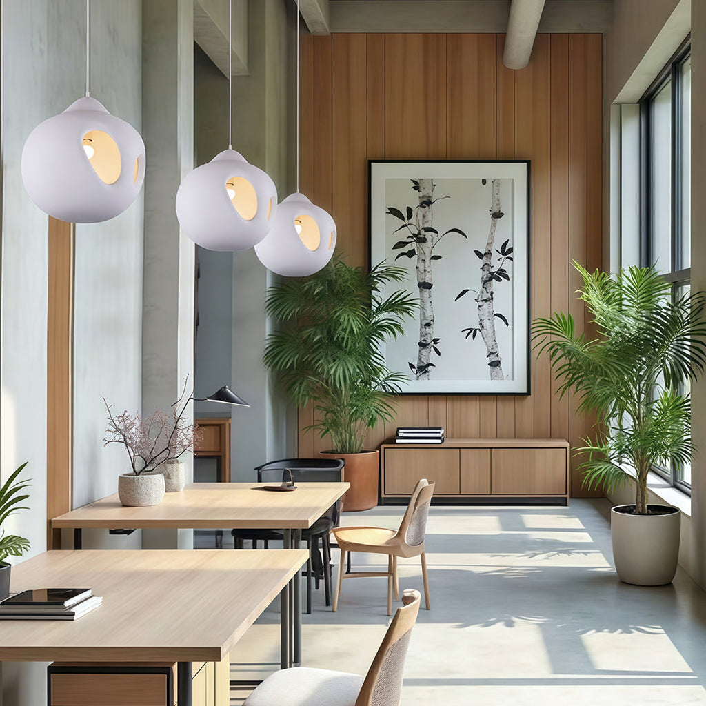 BEAUMONT RUSTIC TEXTURED PENDANT LAMP