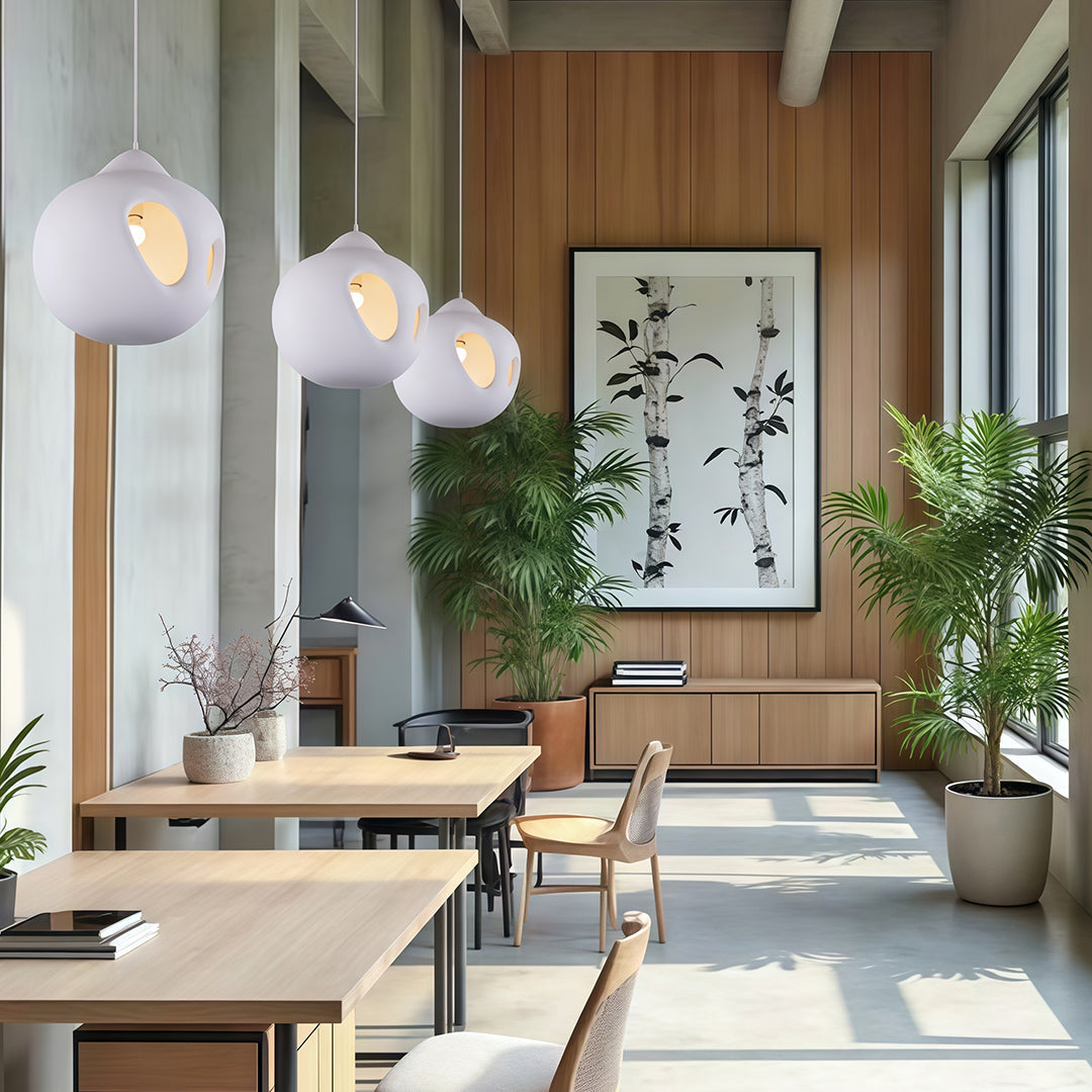 BEAUMONT RUSTIC TEXTURED PENDANT LAMP