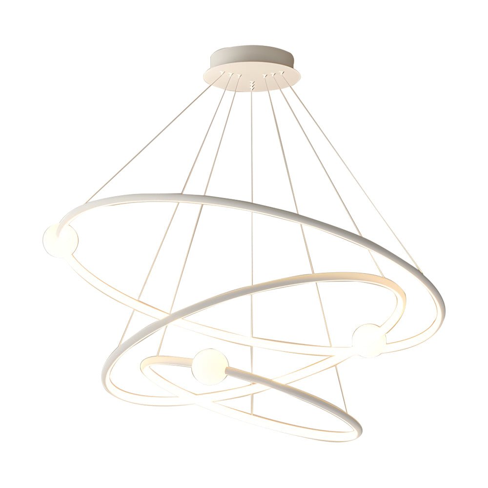 RAVENSHIRE MODERN RINGED LED PENDANT LIGHT