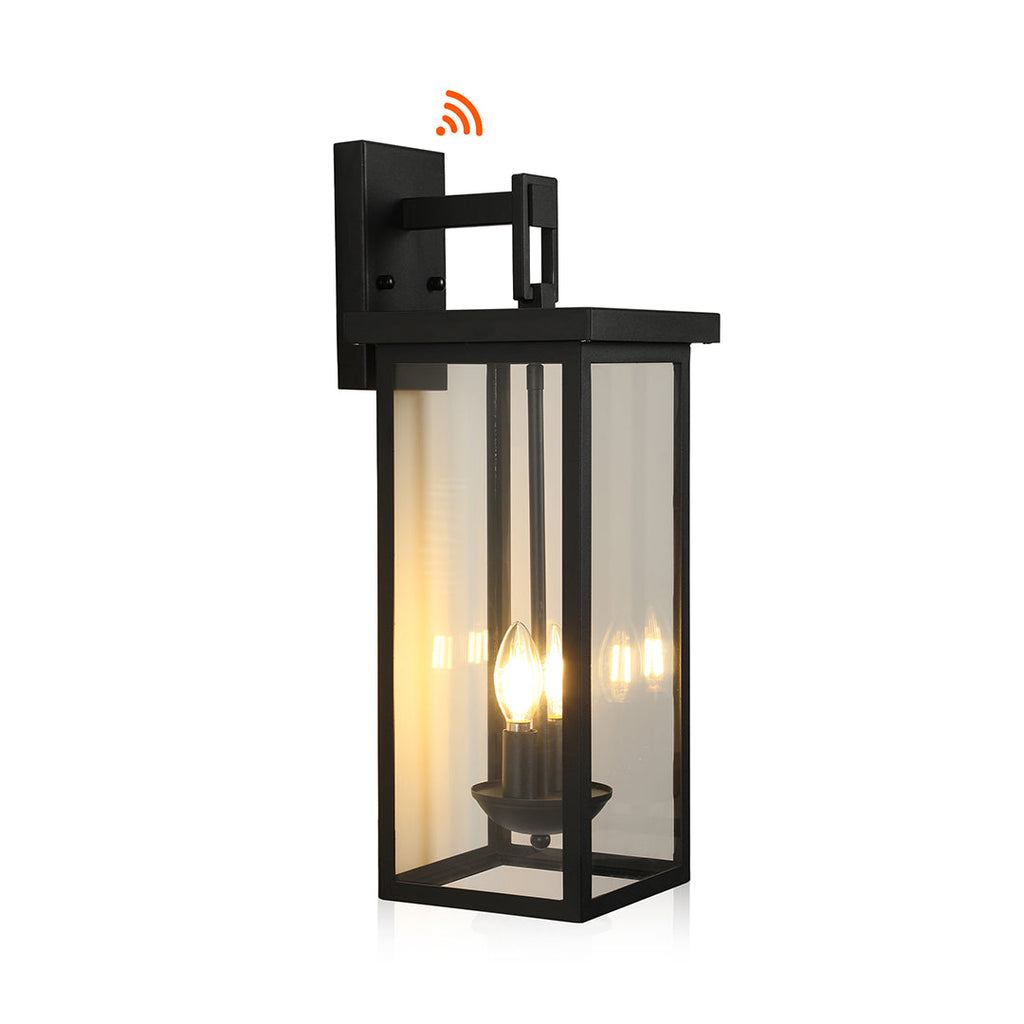 RAVENSHILL OUTDOOR COURTYARD LED WALL SCONCE - WEATHERPROOF BLACK FINISH