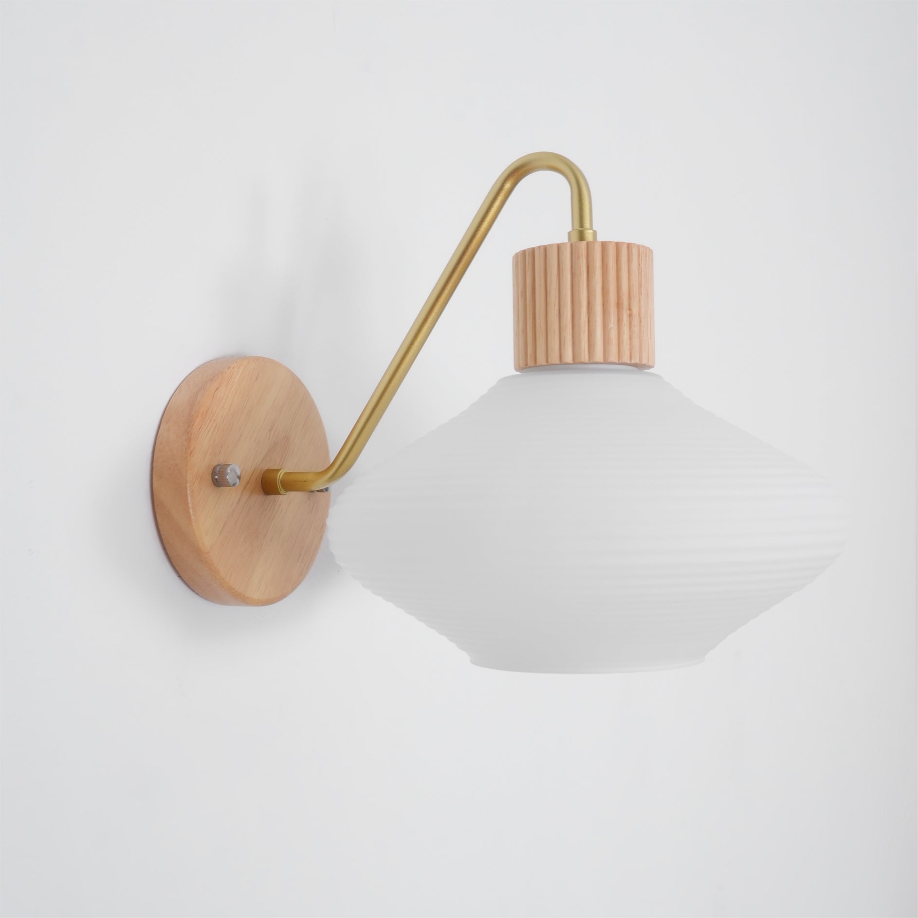 FARNWORTH TAPERED BRASS WALL SCONCE