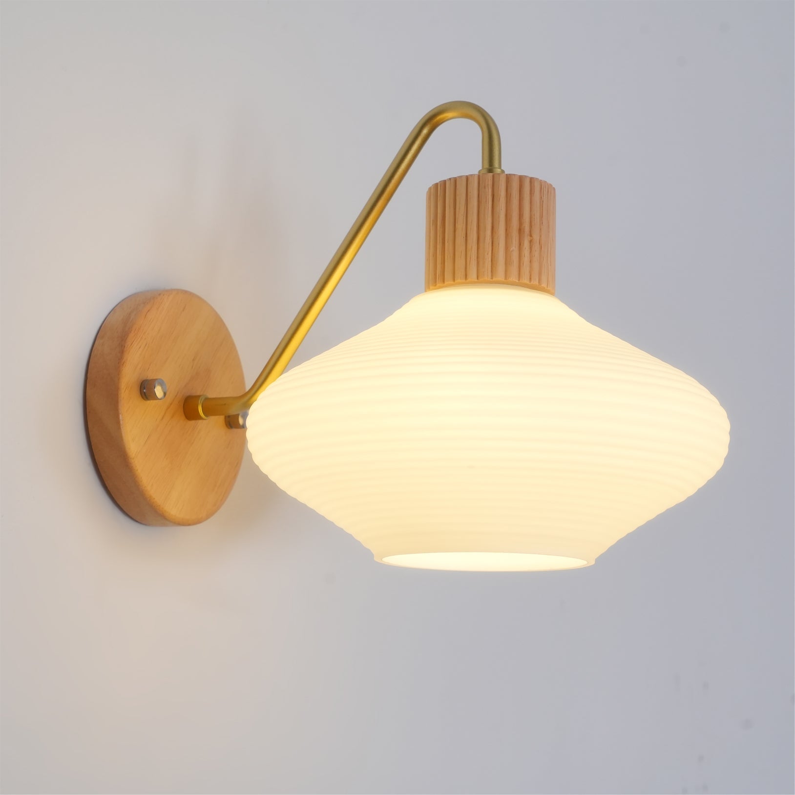 FARNWORTH TAPERED BRASS WALL SCONCE