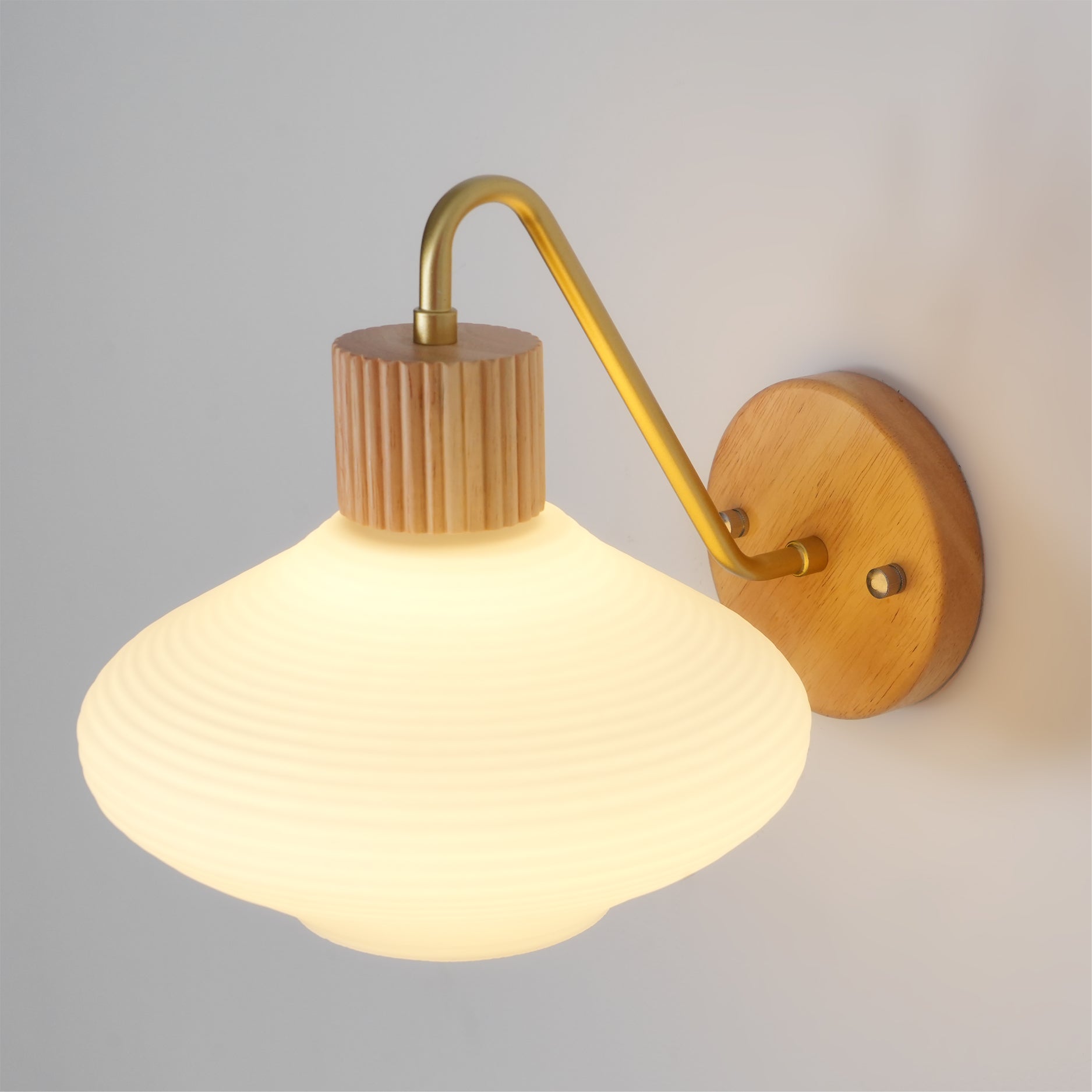 FARNWORTH TAPERED BRASS WALL SCONCE