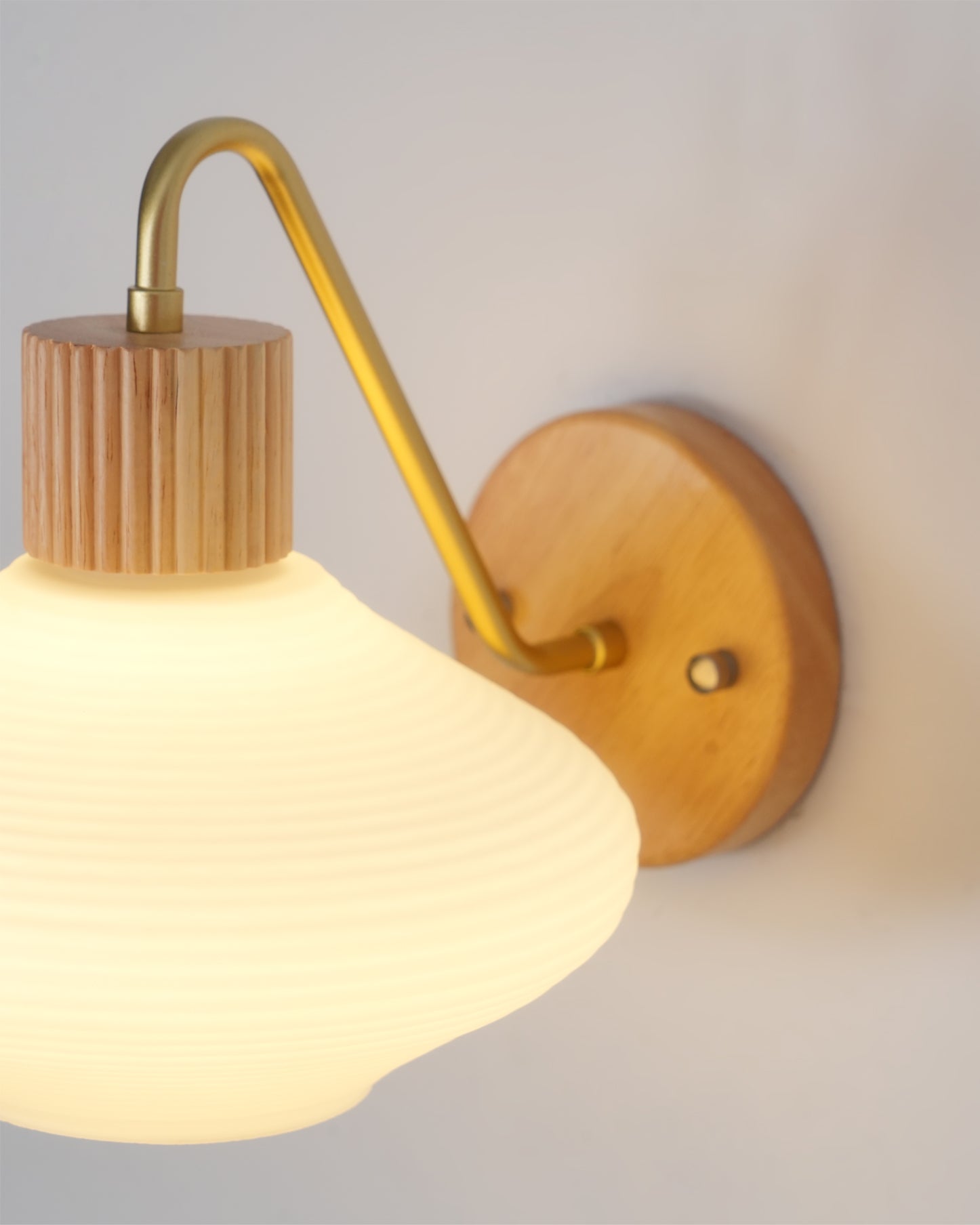FARNWORTH TAPERED BRASS WALL SCONCE