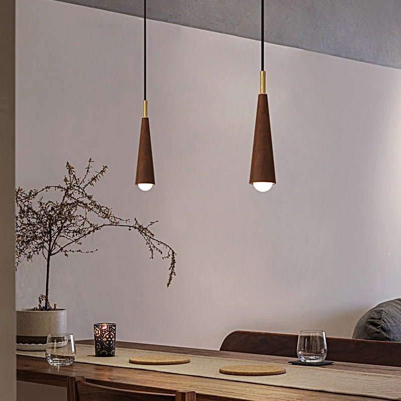 WINDSOR WOODEN TRIO DIMMABLE PENDANT LUMINAIRE