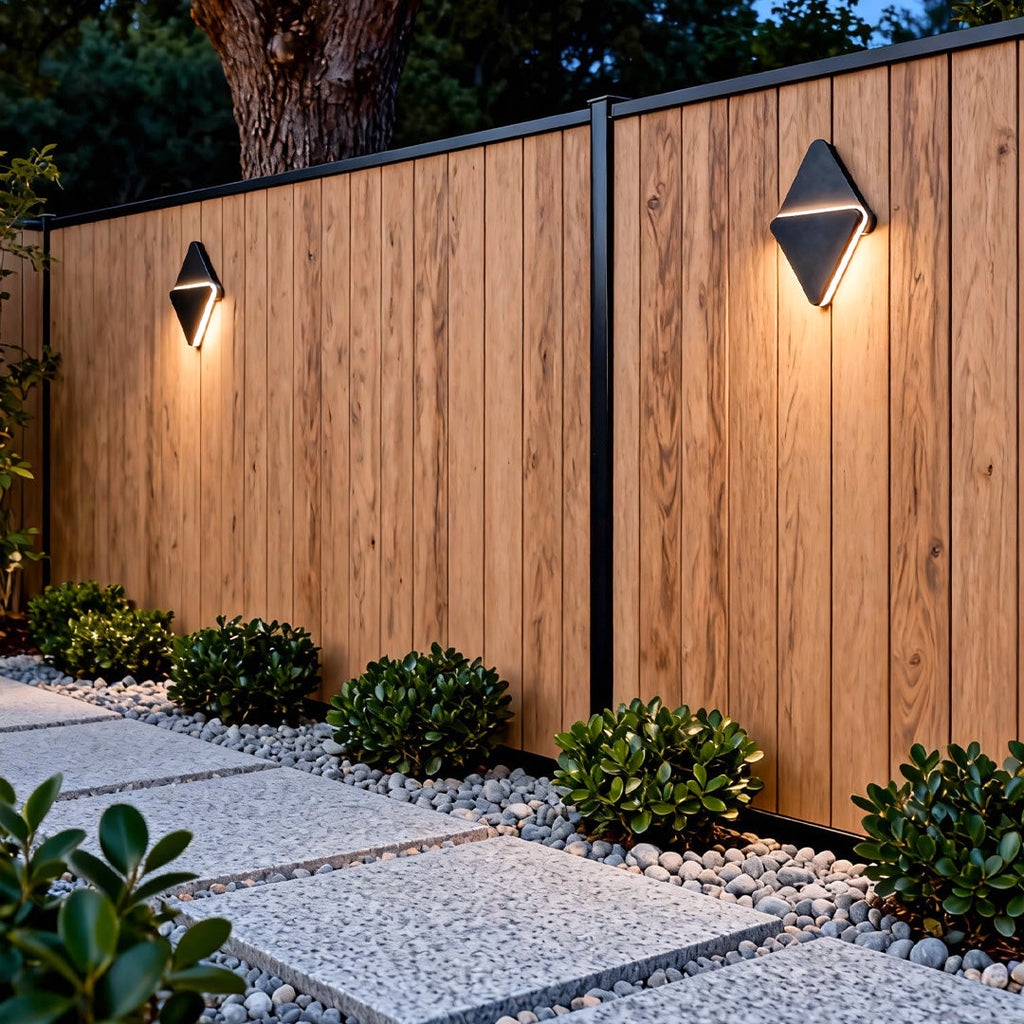 RAVENHURST GEOMETRIC OUTDOOR WALL LANTERN