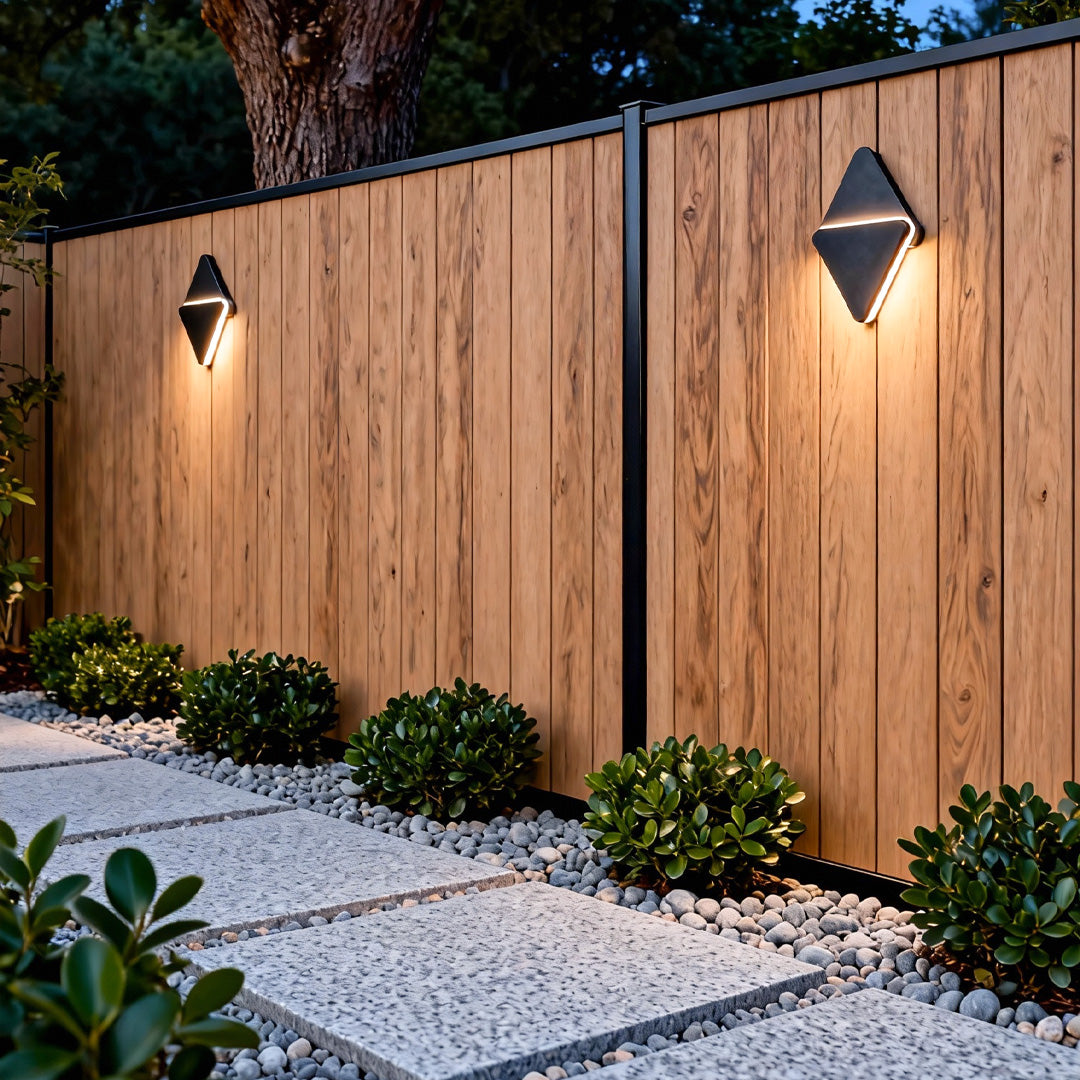 RAVENHURST GEOMETRIC OUTDOOR WALL LANTERN