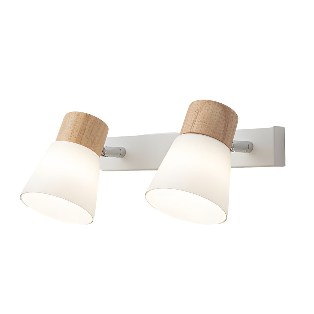 WINDSOR WOODEN GLASS SPIRAL WALL LANTERN