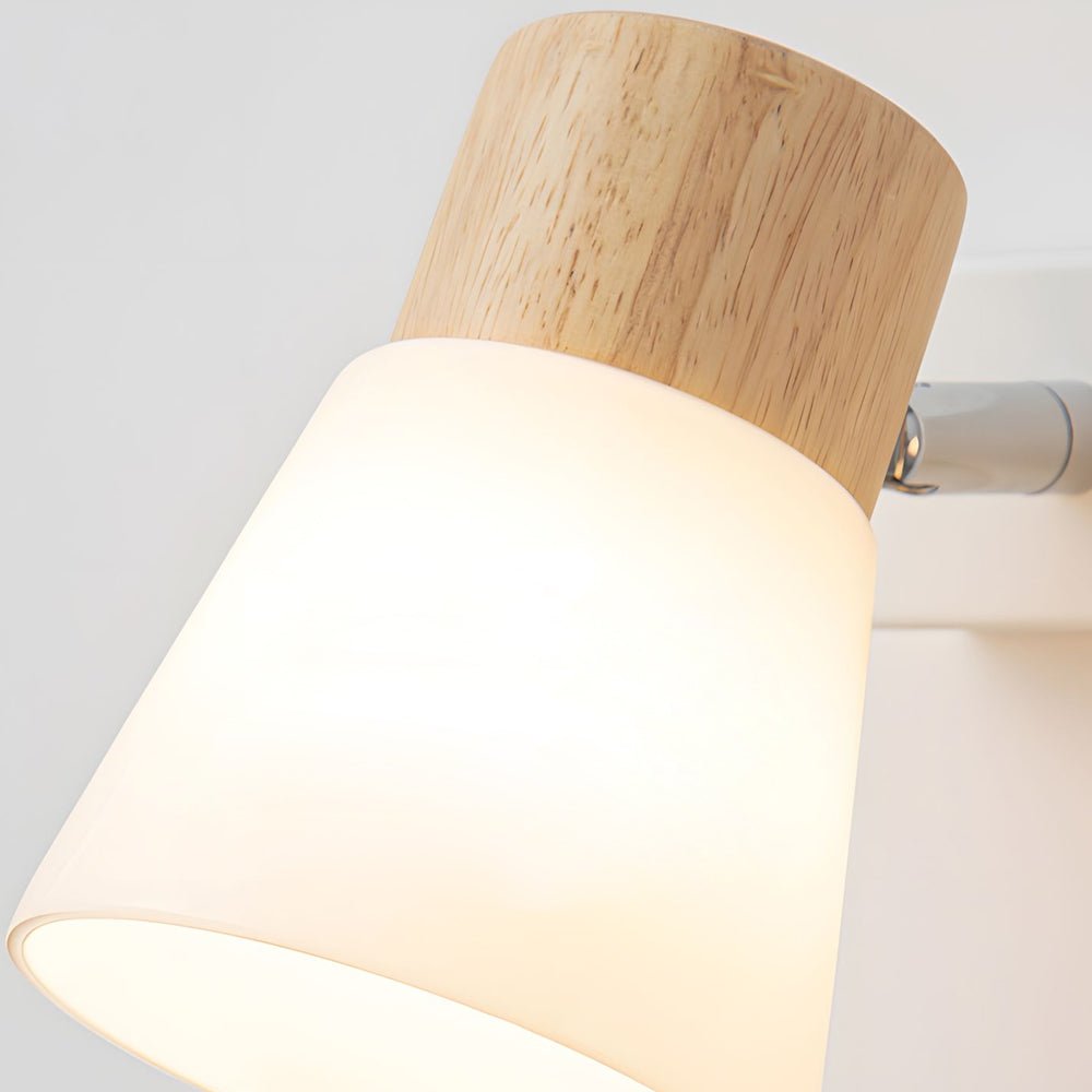 WINDSOR WOODEN GLASS SPIRAL WALL LANTERN