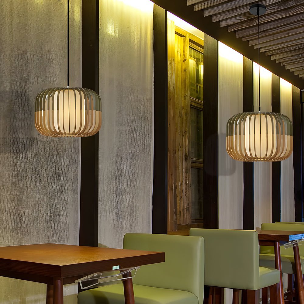 FENWICK WOODEN LANTERN PENDANT LIGHTING