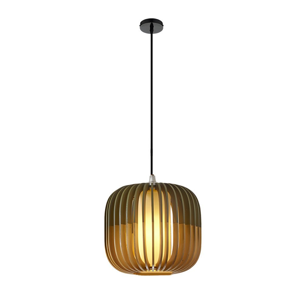 FENWICK WOODEN LANTERN PENDANT LIGHTING