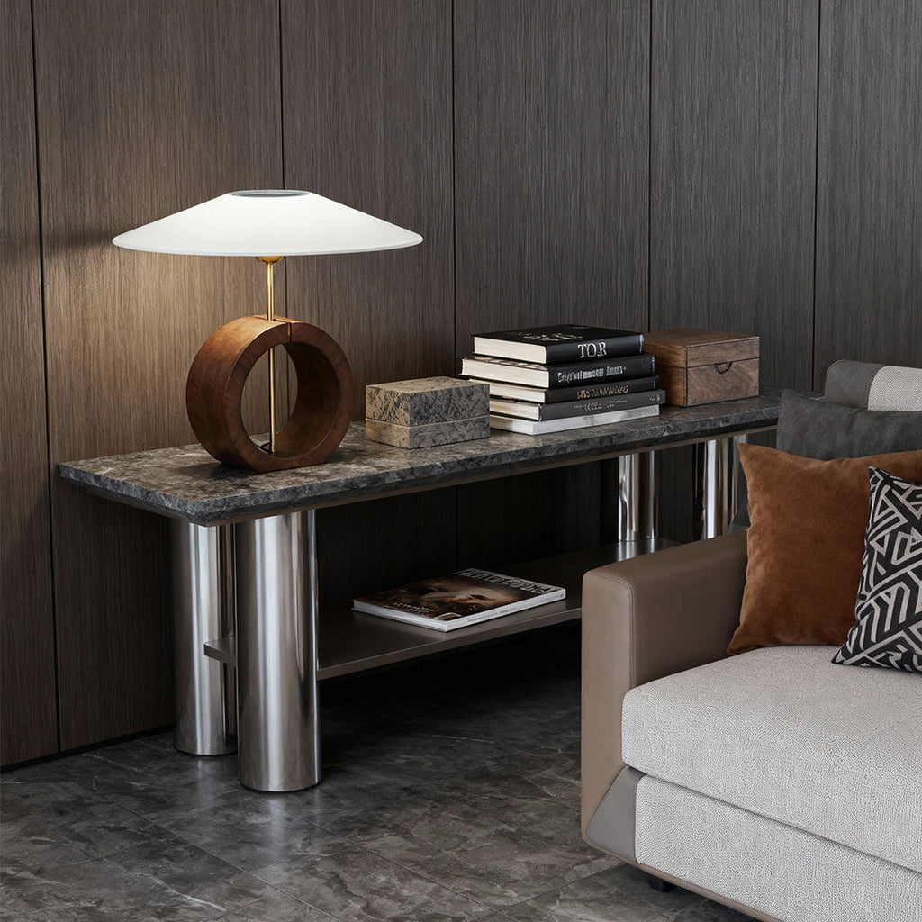 WINTERBOURNE NATURAL OAK ILLUMINATOR - SCANDINAVIAN INSPIRED TABLE LIGHT