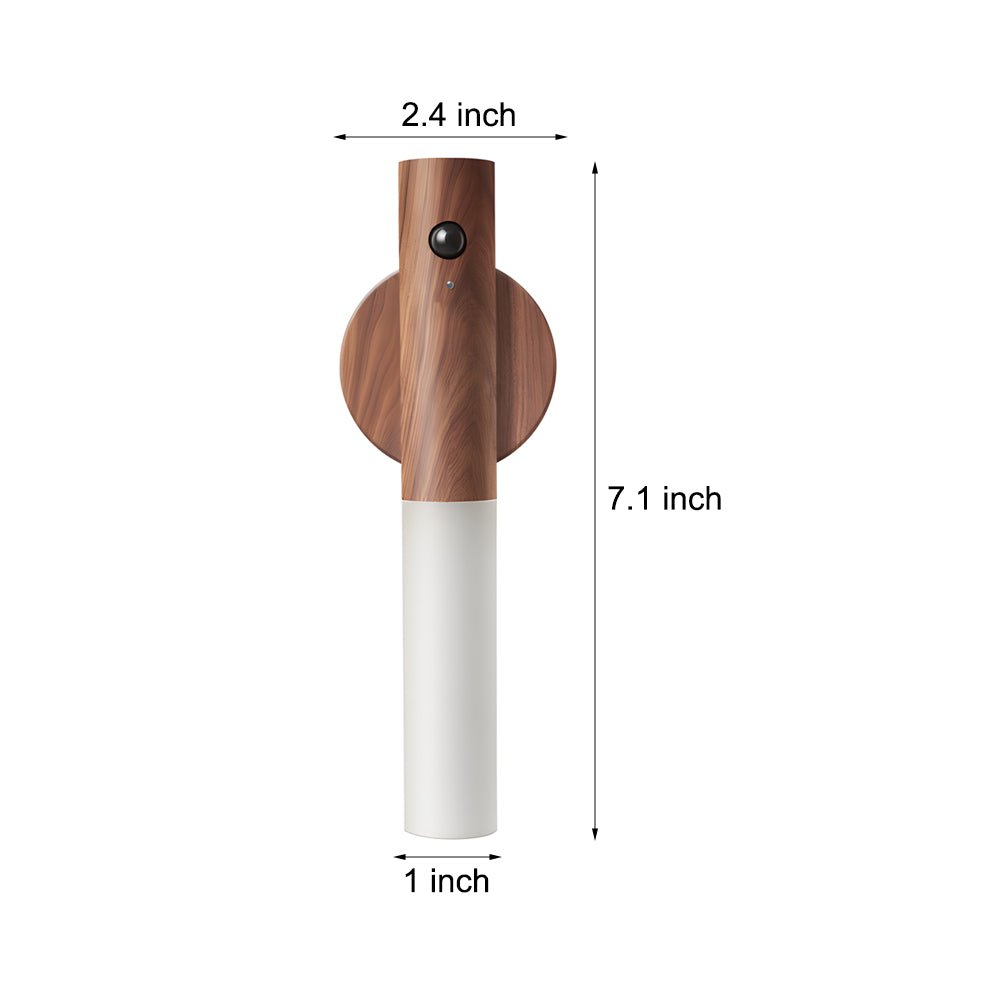 THORNBURY WOODEN MOTION-ACTIVATED NIGHT LAMP WITH USB CHARGING AND MAGNETIC ATTACHMENT