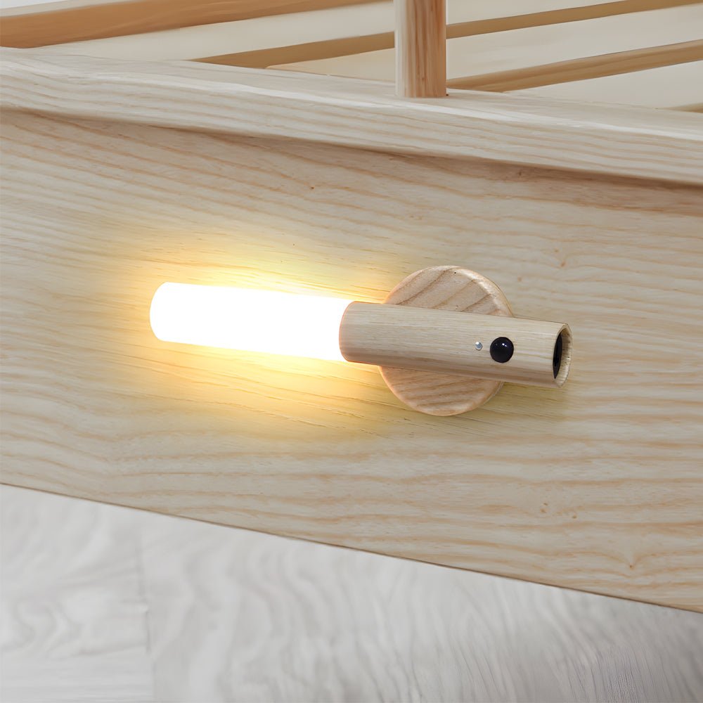 THORNBURY WOODEN MOTION-ACTIVATED NIGHT LAMP WITH USB CHARGING AND MAGNETIC ATTACHMENT