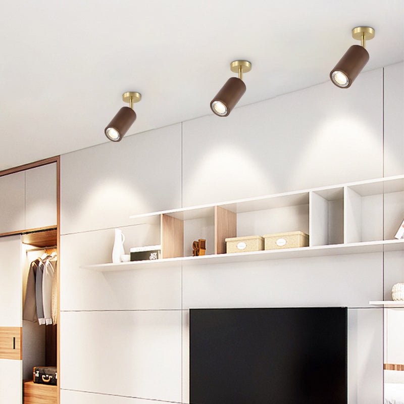 WINDSOR WOODEN SLIDE RAIL LED SPOTLIGHTS