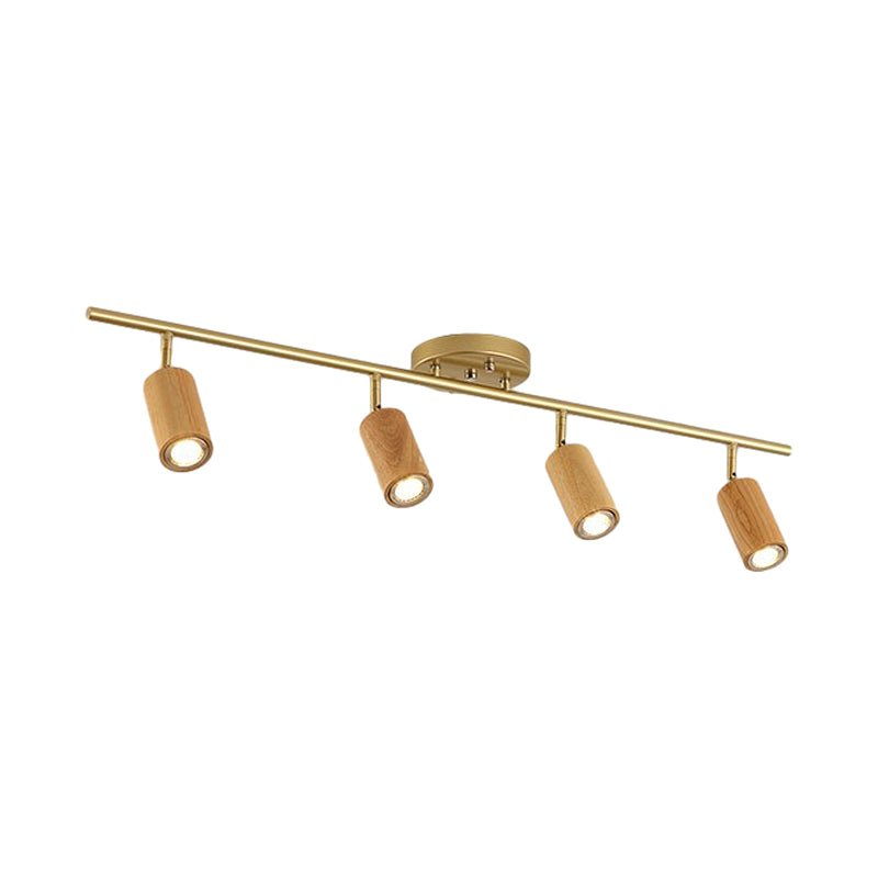 WINDSOR WOODEN SLIDE RAIL LED SPOTLIGHTS