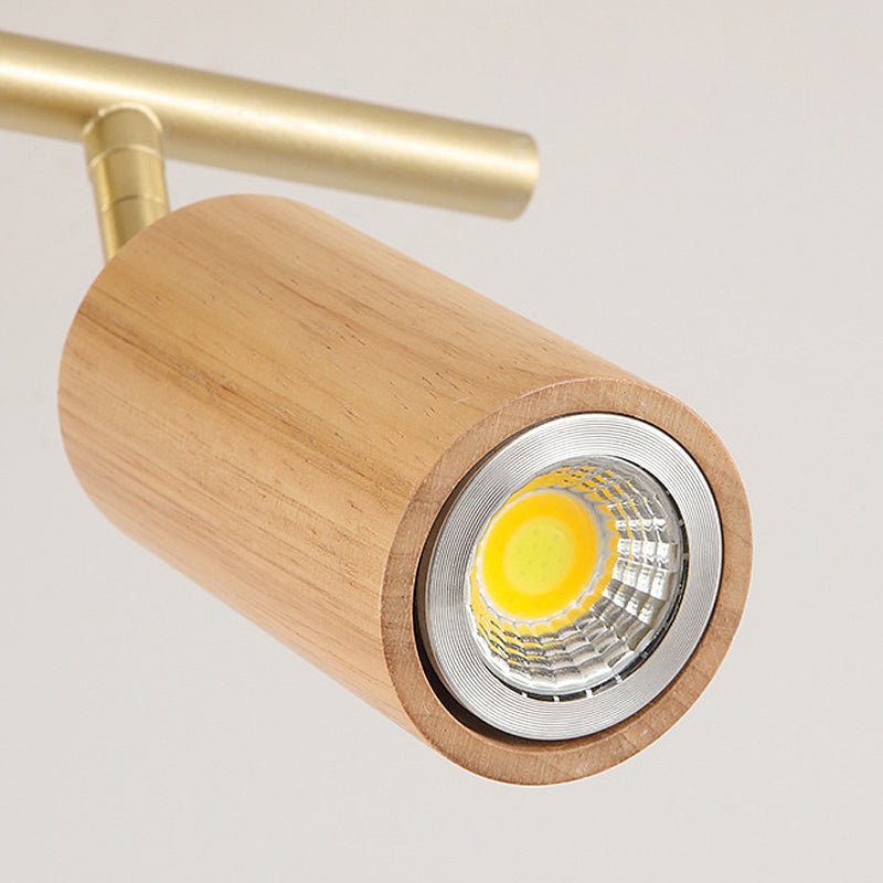 WINDSOR WOODEN SLIDE RAIL LED SPOTLIGHTS