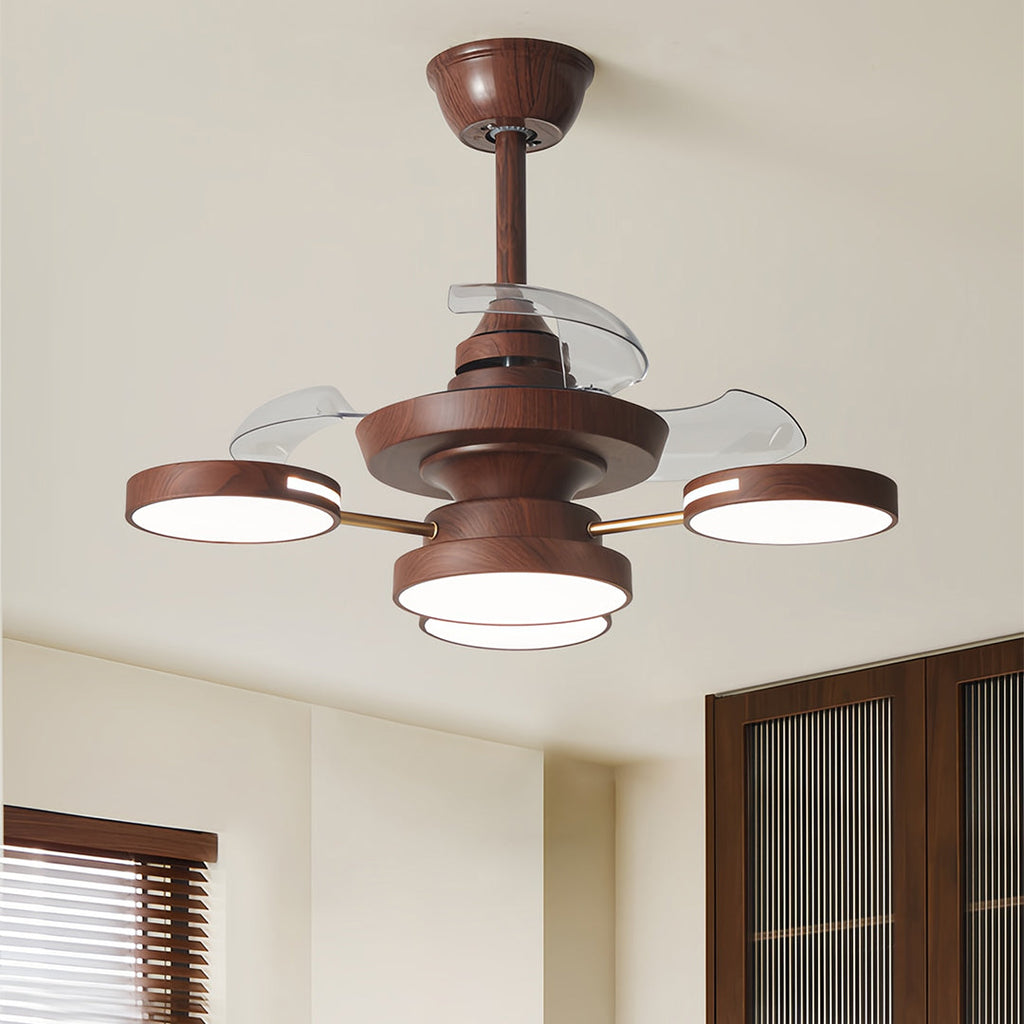 VIVIENNE FRENCH IRON TRIO LIGHT CEILING FAN