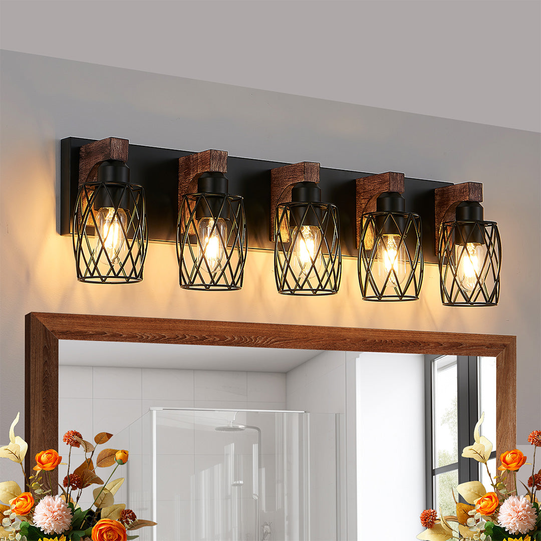 WINCHESTER METAL CAGE BATHROOM LUMINAIRE