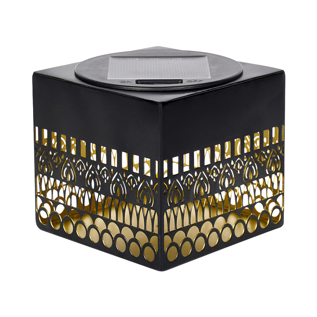 BRAMBLETON SOLAR-FUSED WROUGHT IRON WALL SCONCE