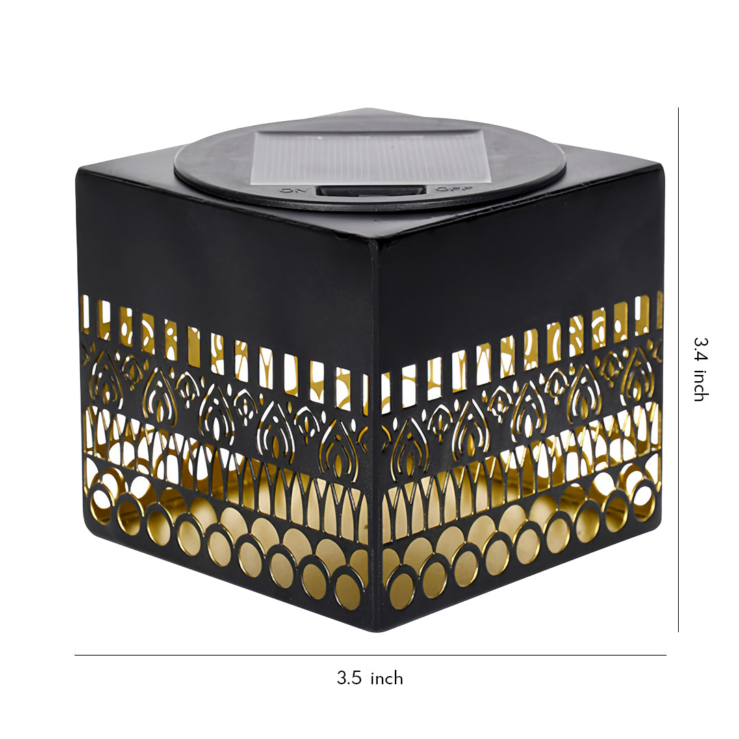 BRAMBLETON SOLAR-FUSED WROUGHT IRON WALL SCONCE