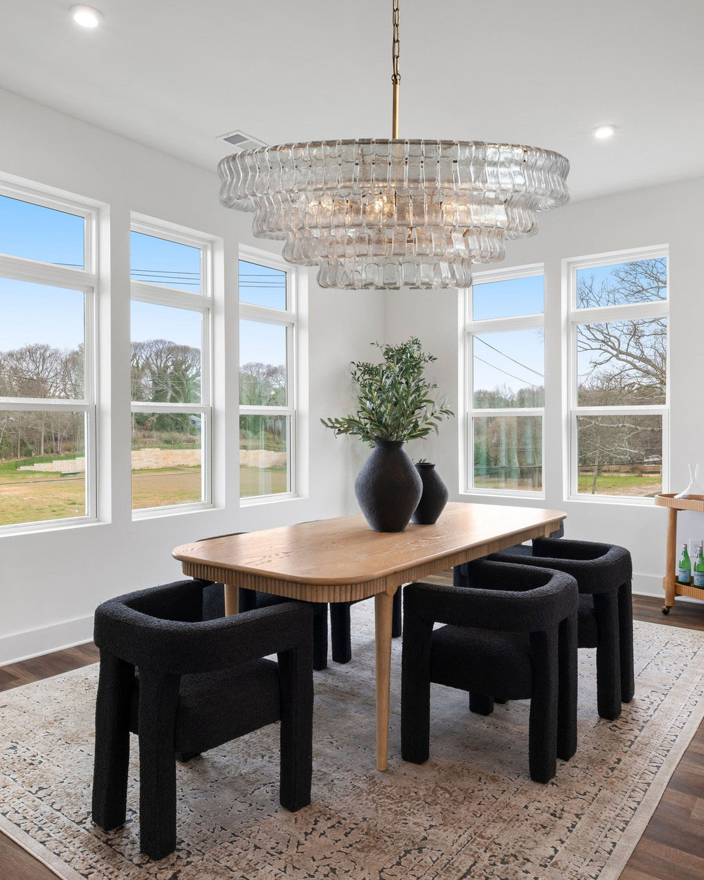 VERDANT CRYSTAL ORBILLION CHANDELIER