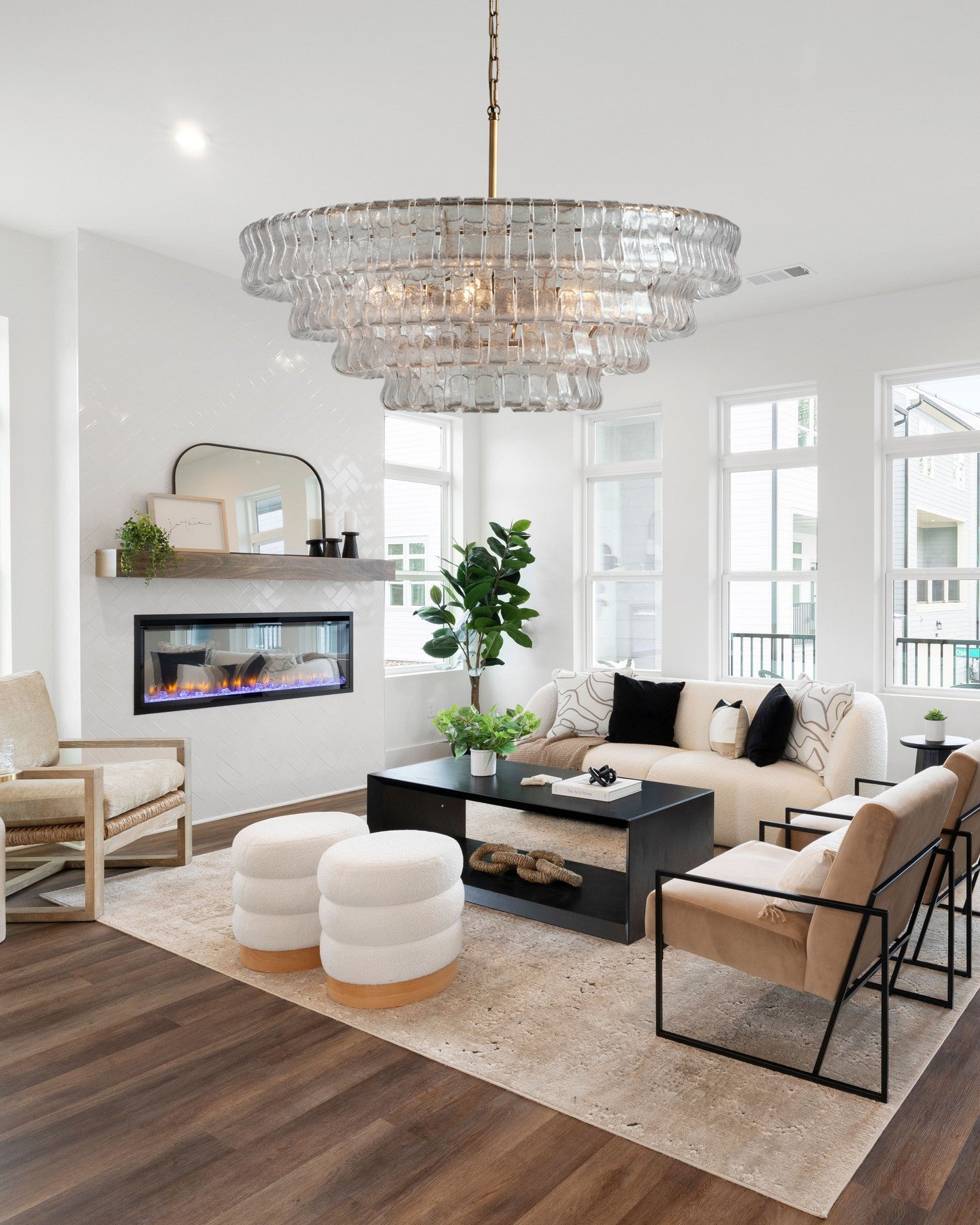 VERDANT CRYSTAL ORBILLION CHANDELIER
