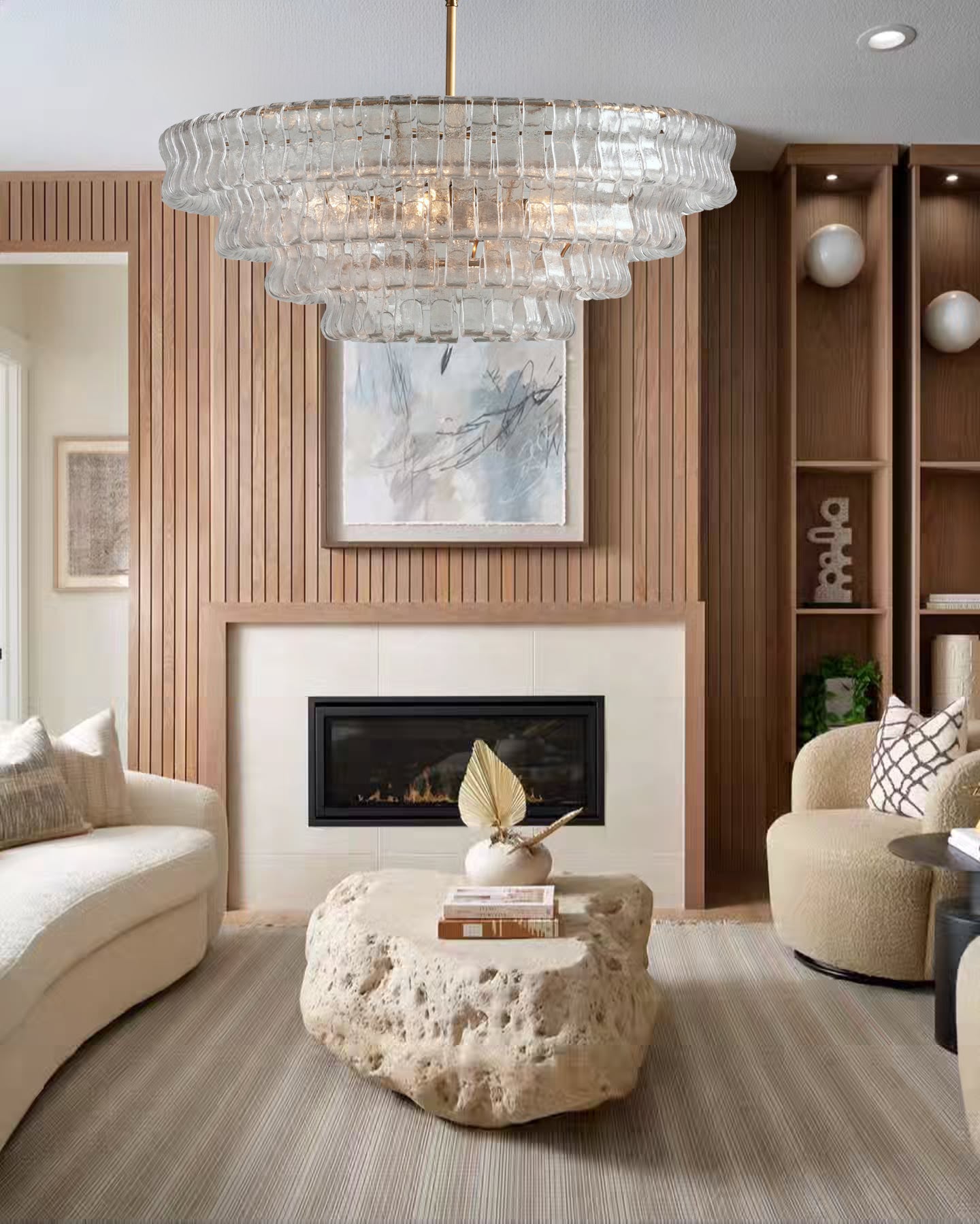 VERDANT CRYSTAL ORBILLION CHANDELIER