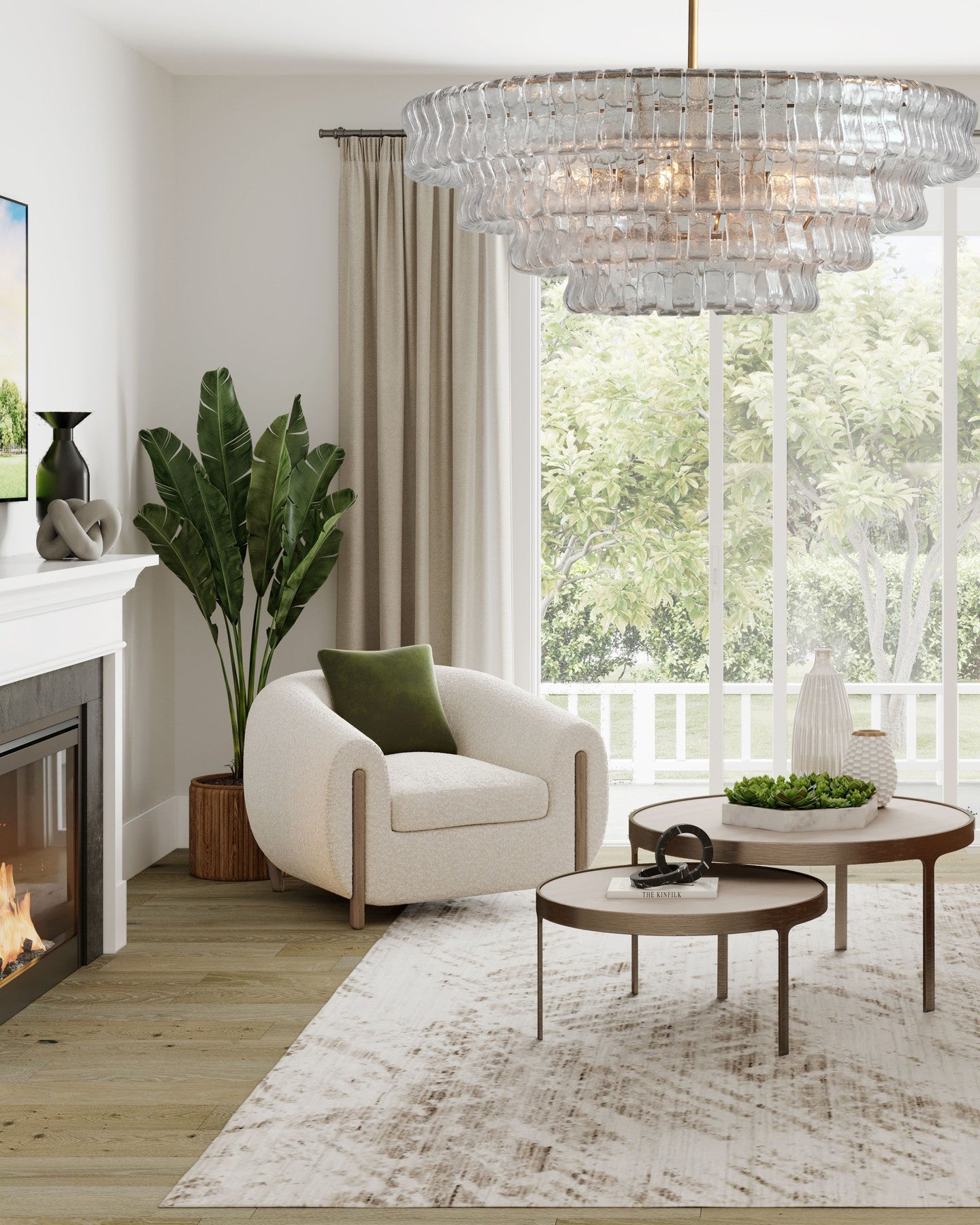 VERDANT CRYSTAL ORBILLION CHANDELIER