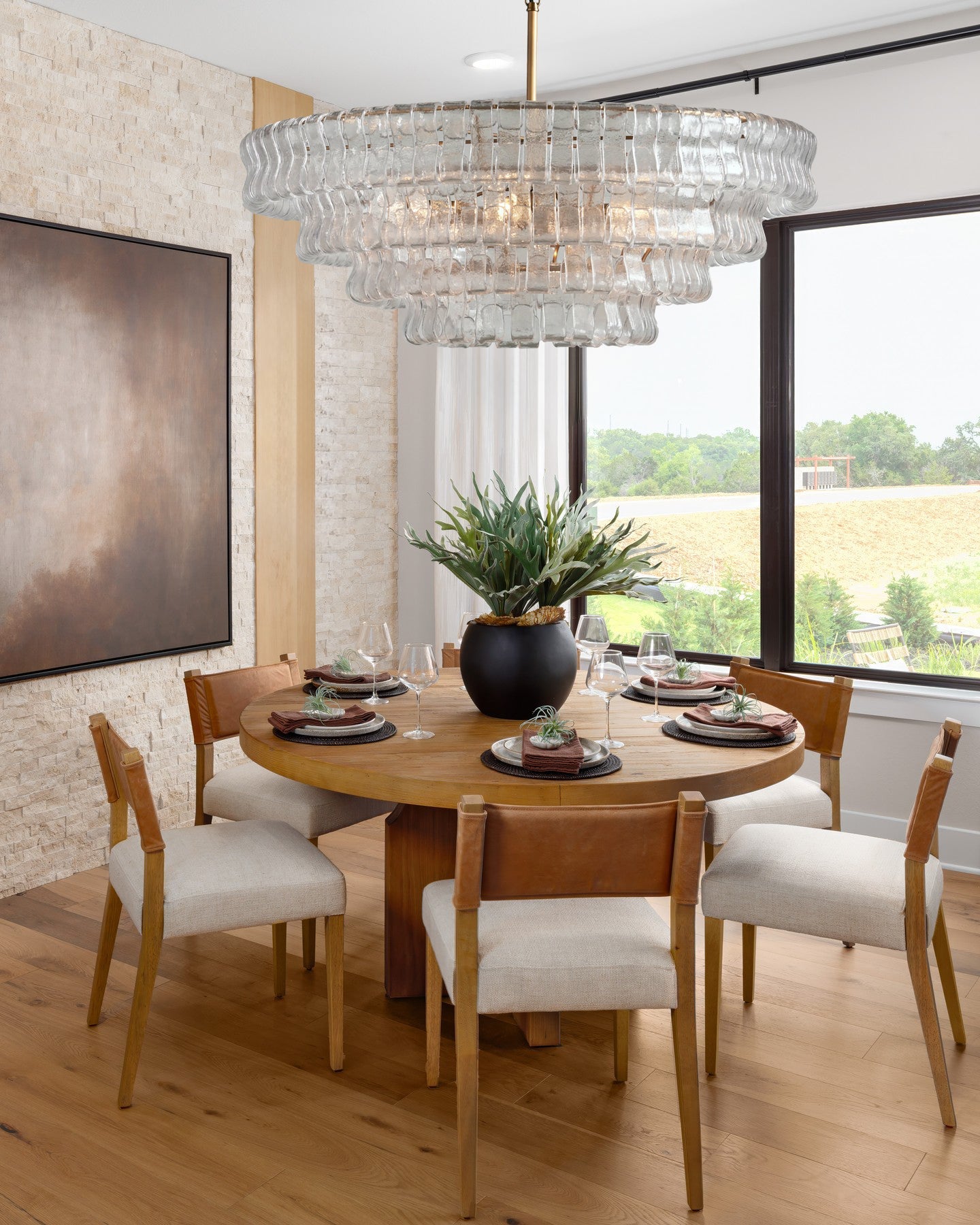VERDANT CRYSTAL ORBILLION CHANDELIER