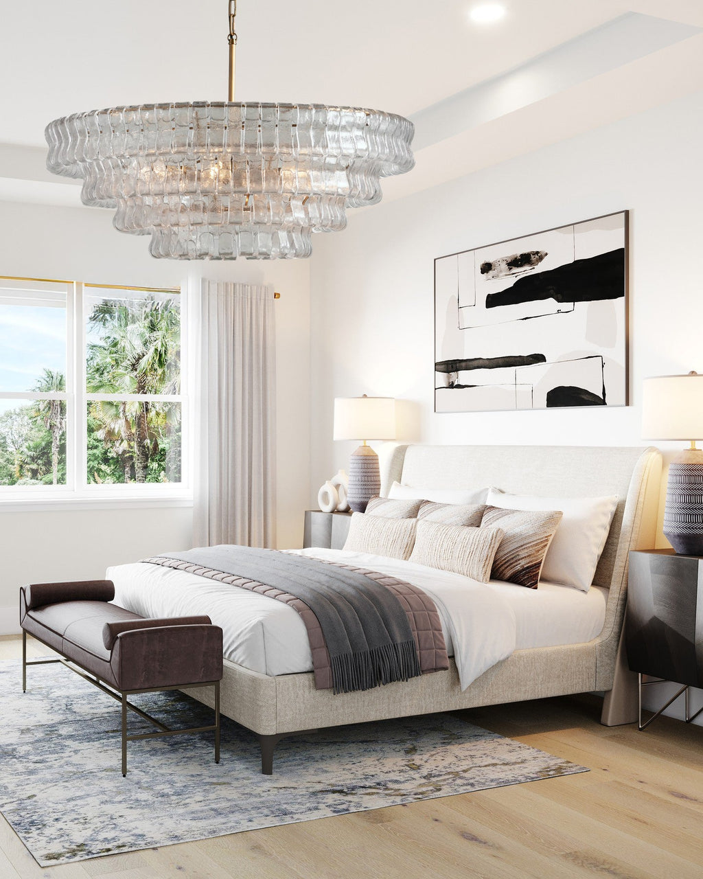 VERDANT CRYSTAL ORBILLION CHANDELIER