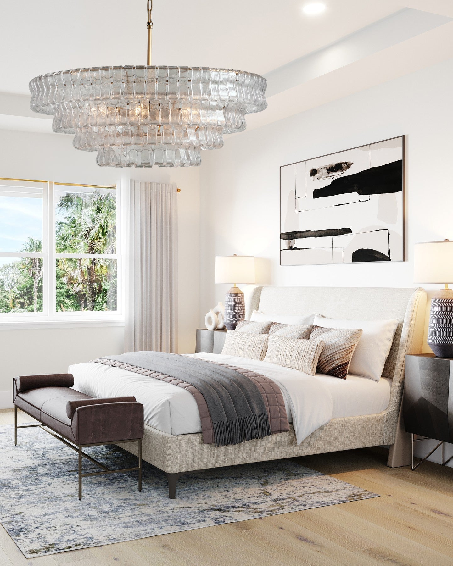 VERDANT CRYSTAL ORBILLION CHANDELIER
